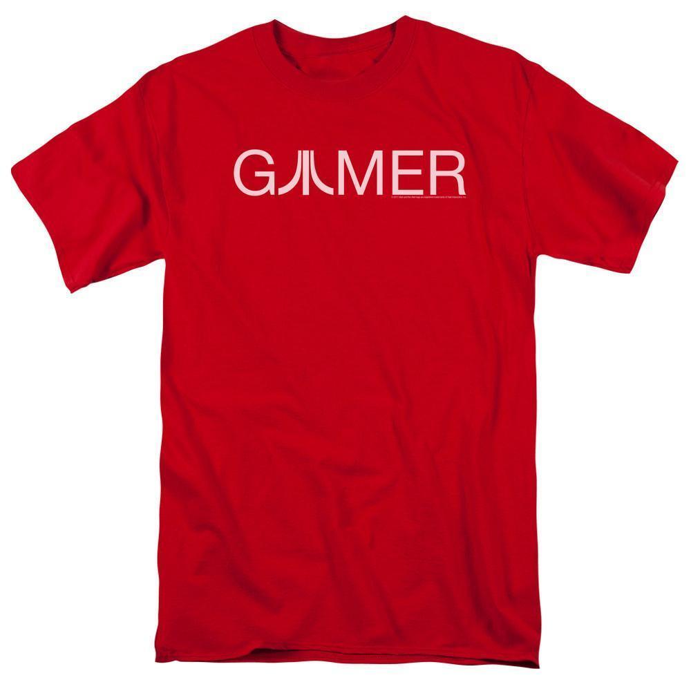 Atari Gamer Adult 181 T-Shirt Red